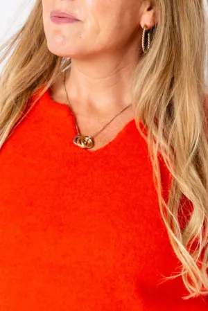Sweetheart Short Sleeve Jumper