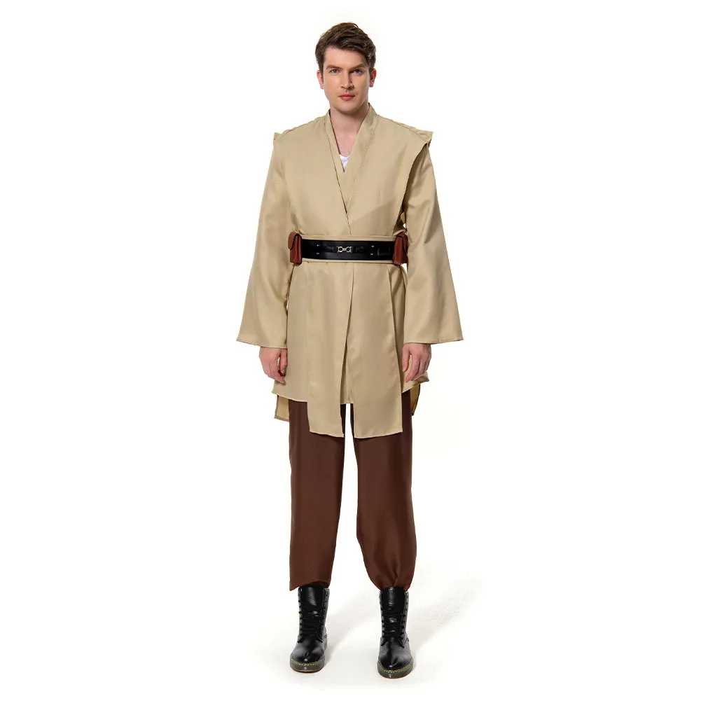 Tales Of The Jedi Qui-Gon jinn  Cosplay Costume Outfits Halloween Carnival Suit