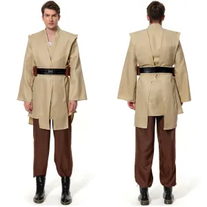 Tales Of The Jedi Qui-Gon jinn  Cosplay Costume Outfits Halloween Carnival Suit