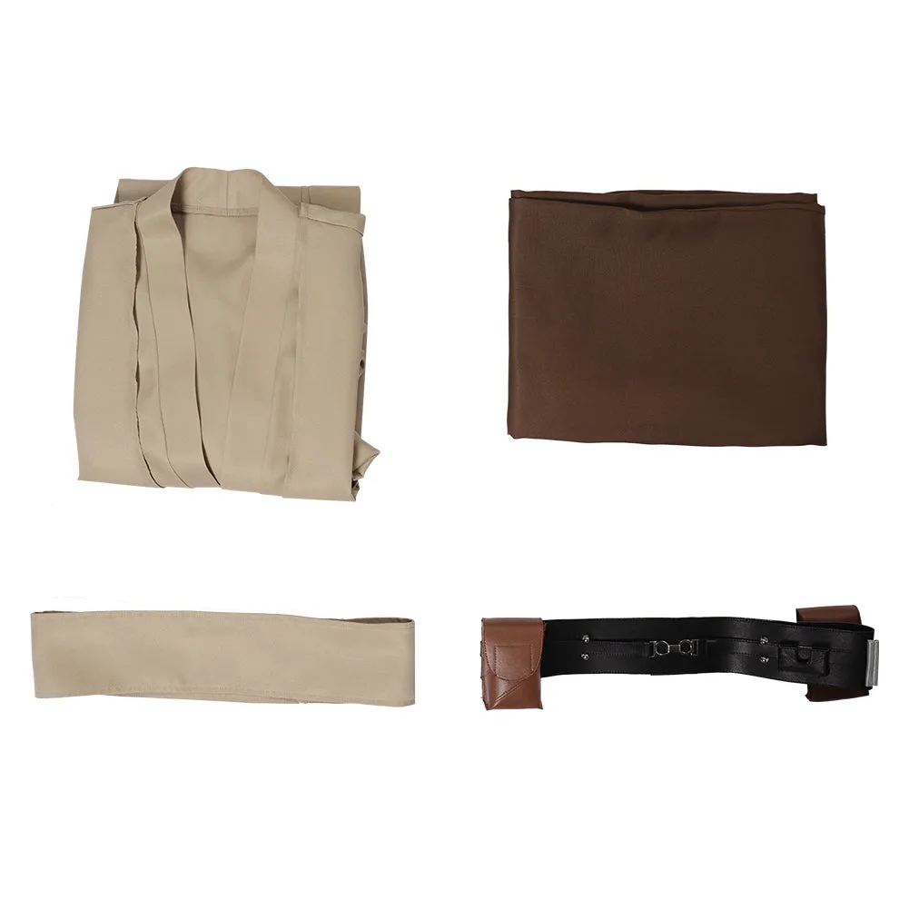 Tales Of The Jedi Qui-Gon jinn  Cosplay Costume Outfits Halloween Carnival Suit