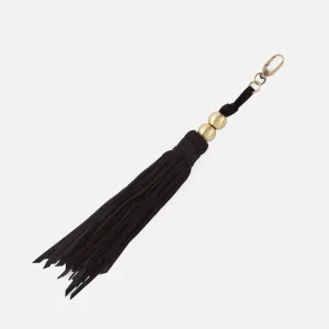 Tamborine Tassel in Suede - Black