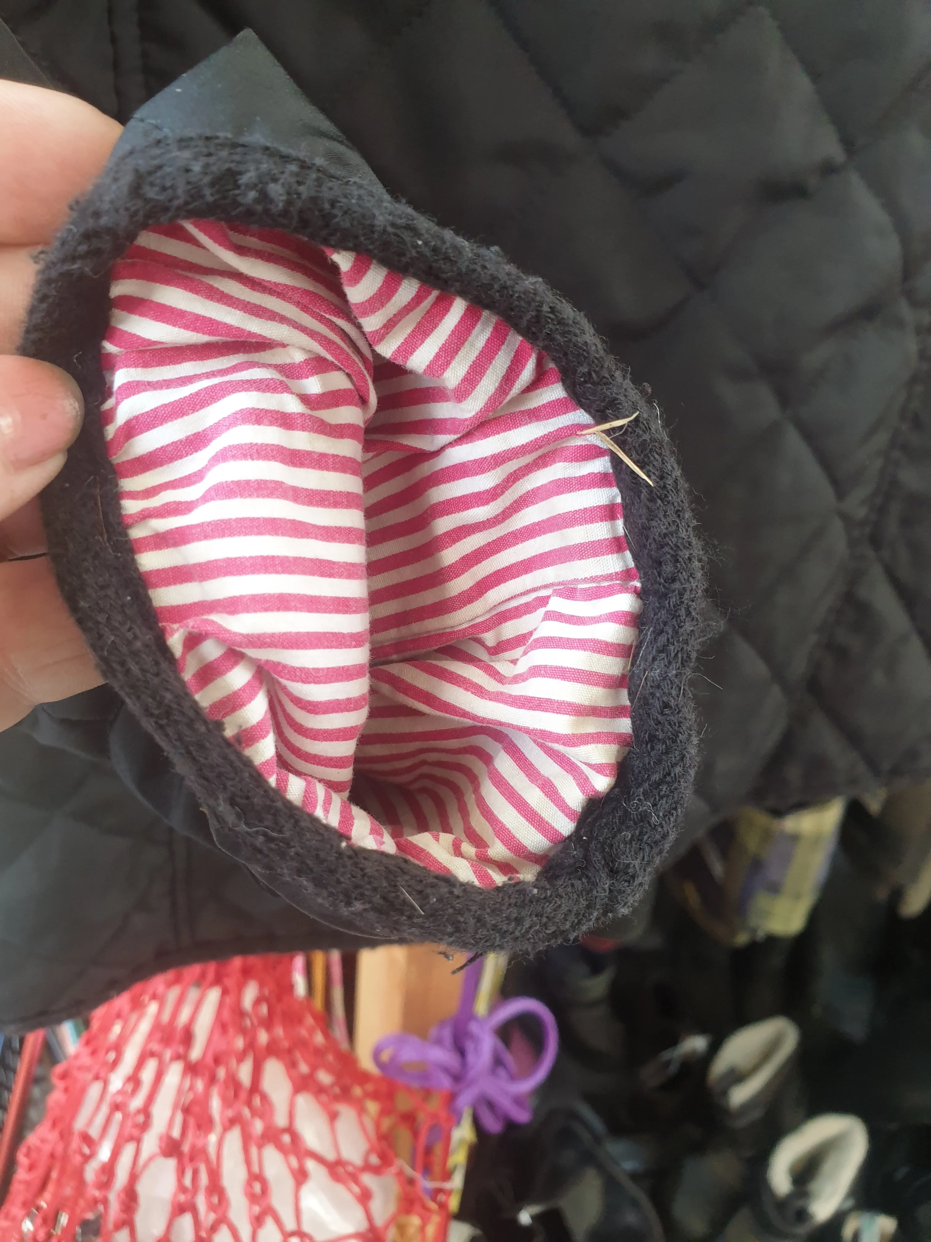 Tammy black quilted jacket age 16 FREE POSTAGE 🟢