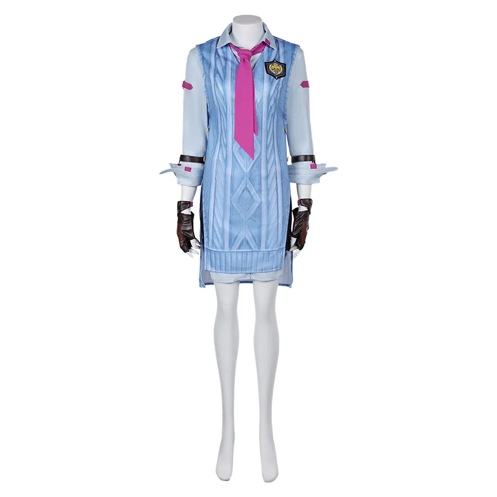 Tekken 8 Asuka Kazama Blue Suit Cosplay Costume Outfits Halloween Carnival Suit