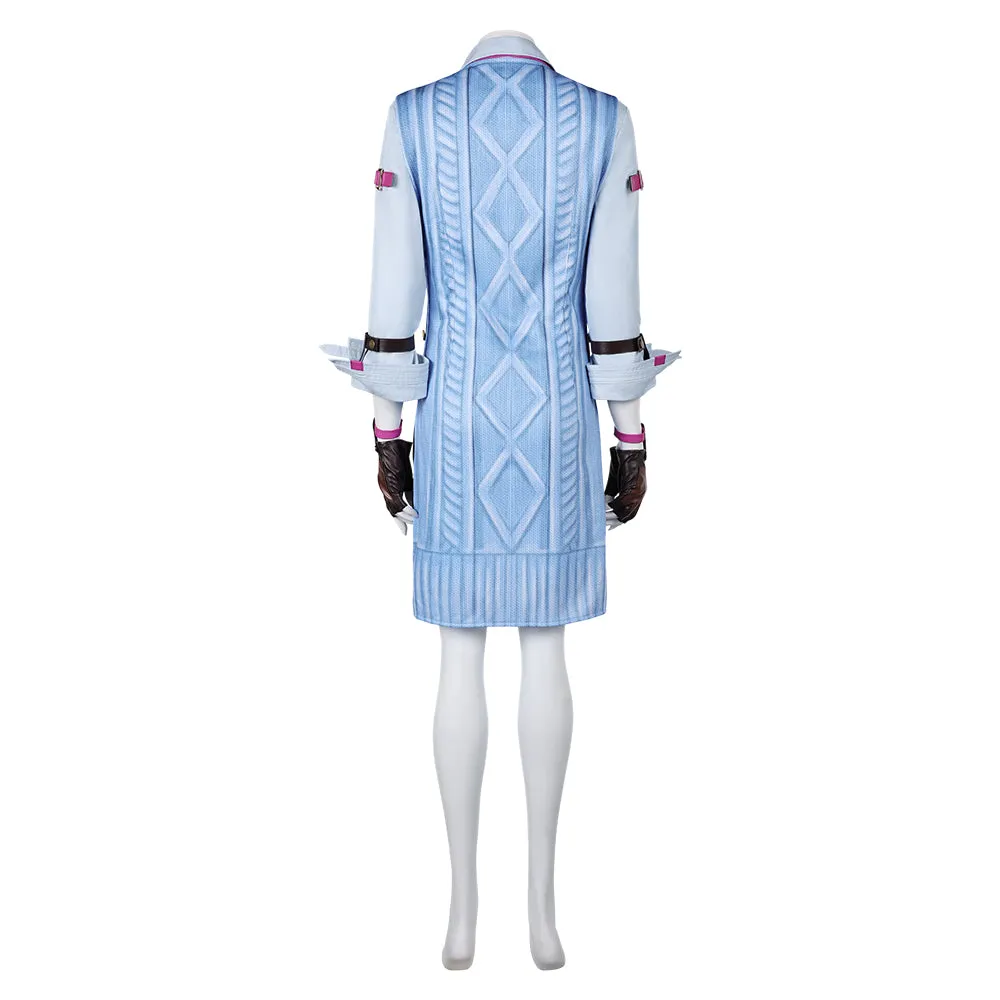 Tekken 8 Asuka Kazama Blue Suit Cosplay Costume Outfits Halloween Carnival Suit