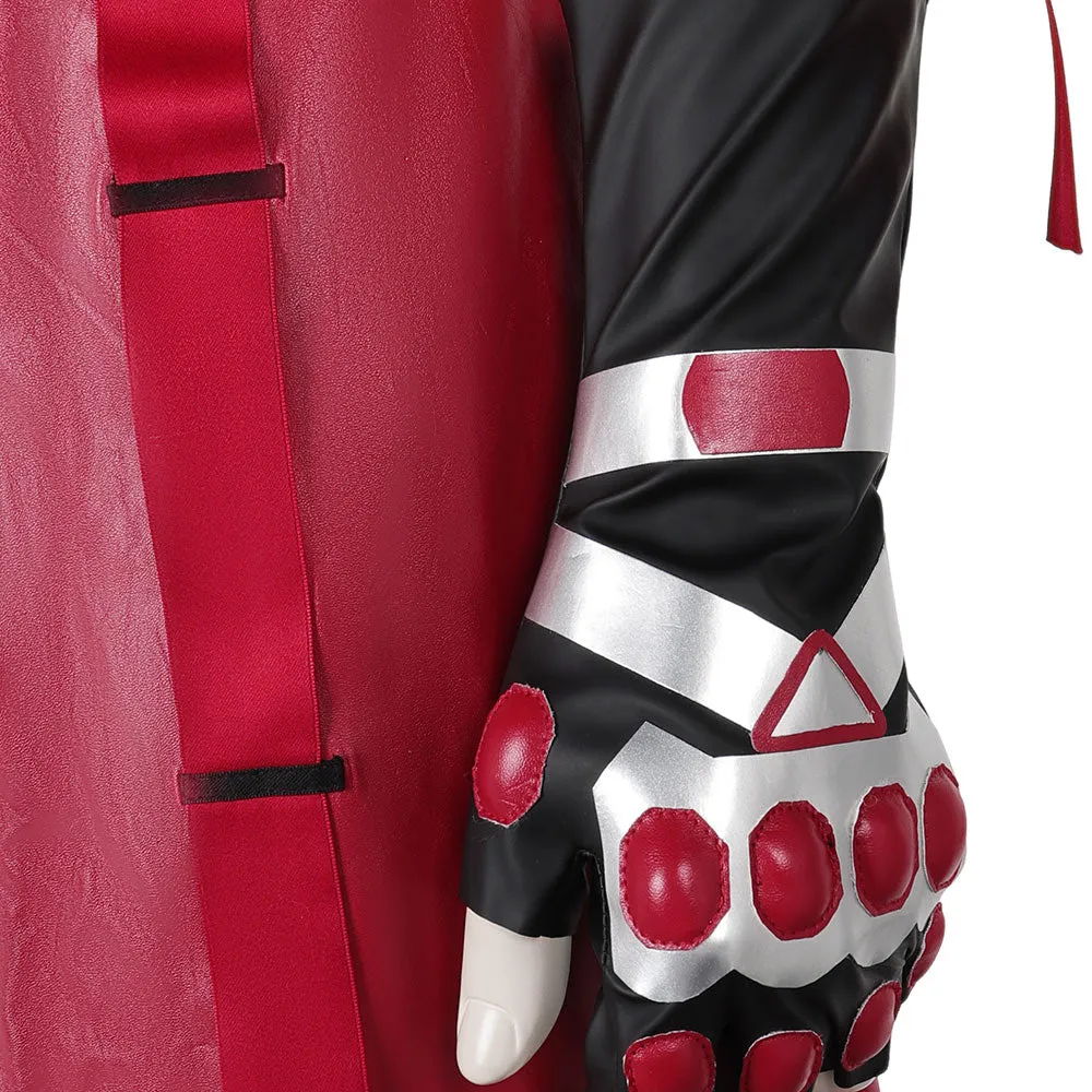 Tekken 8 LEO Red Suit Cosplay Costume Outfits Halloween Carnival Suit