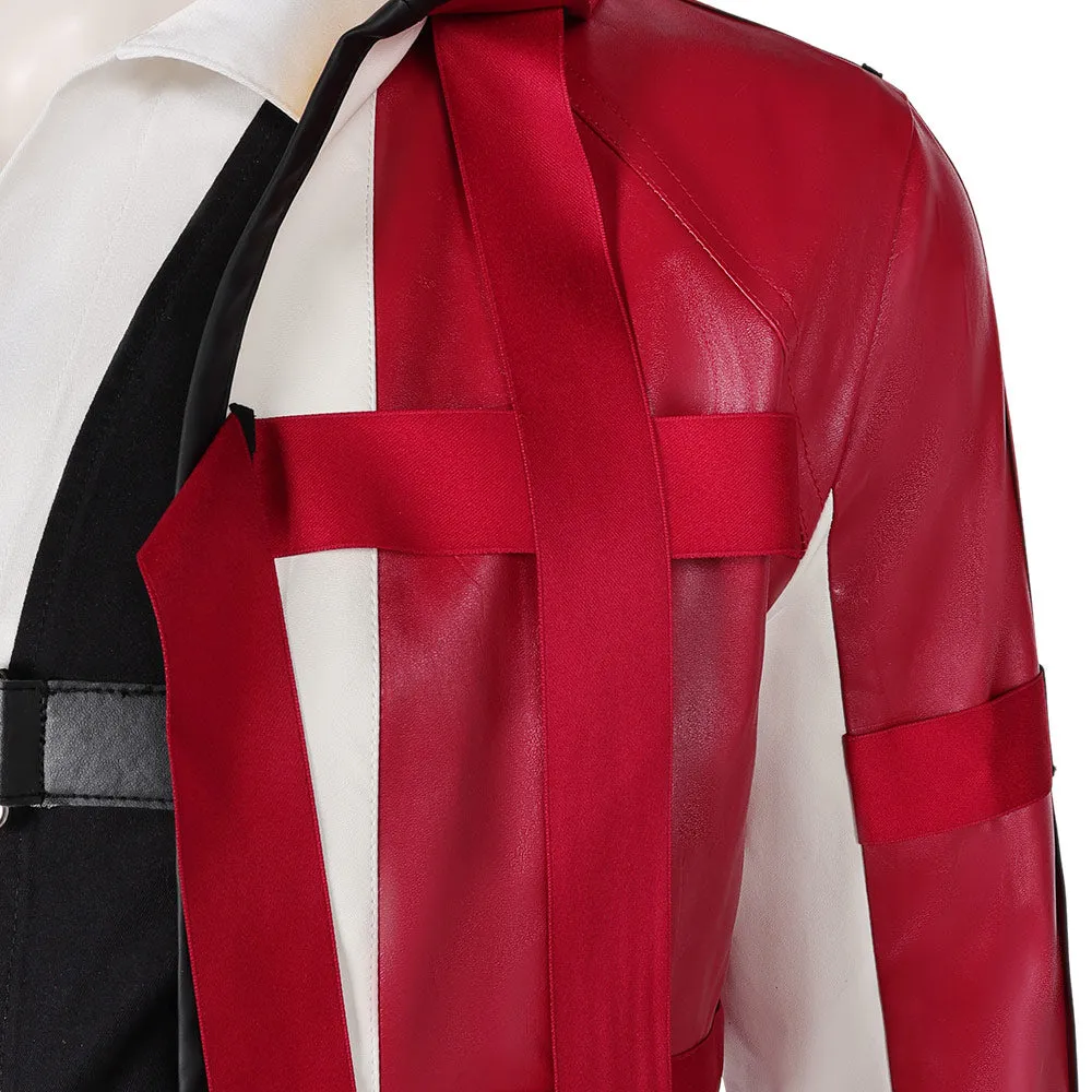 Tekken 8 LEO Red Suit Cosplay Costume Outfits Halloween Carnival Suit