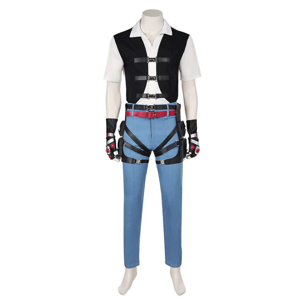 Tekken 8 LEO Red Suit Cosplay Costume Outfits Halloween Carnival Suit