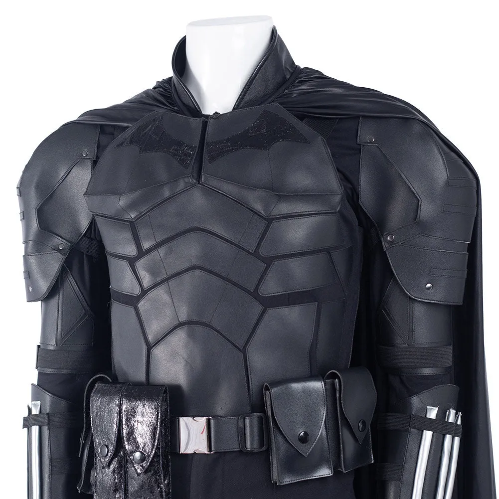 The Batman Bruce Wayne Cosplay Costume Pants Cloak Outfits Halloween Carnival Suit
