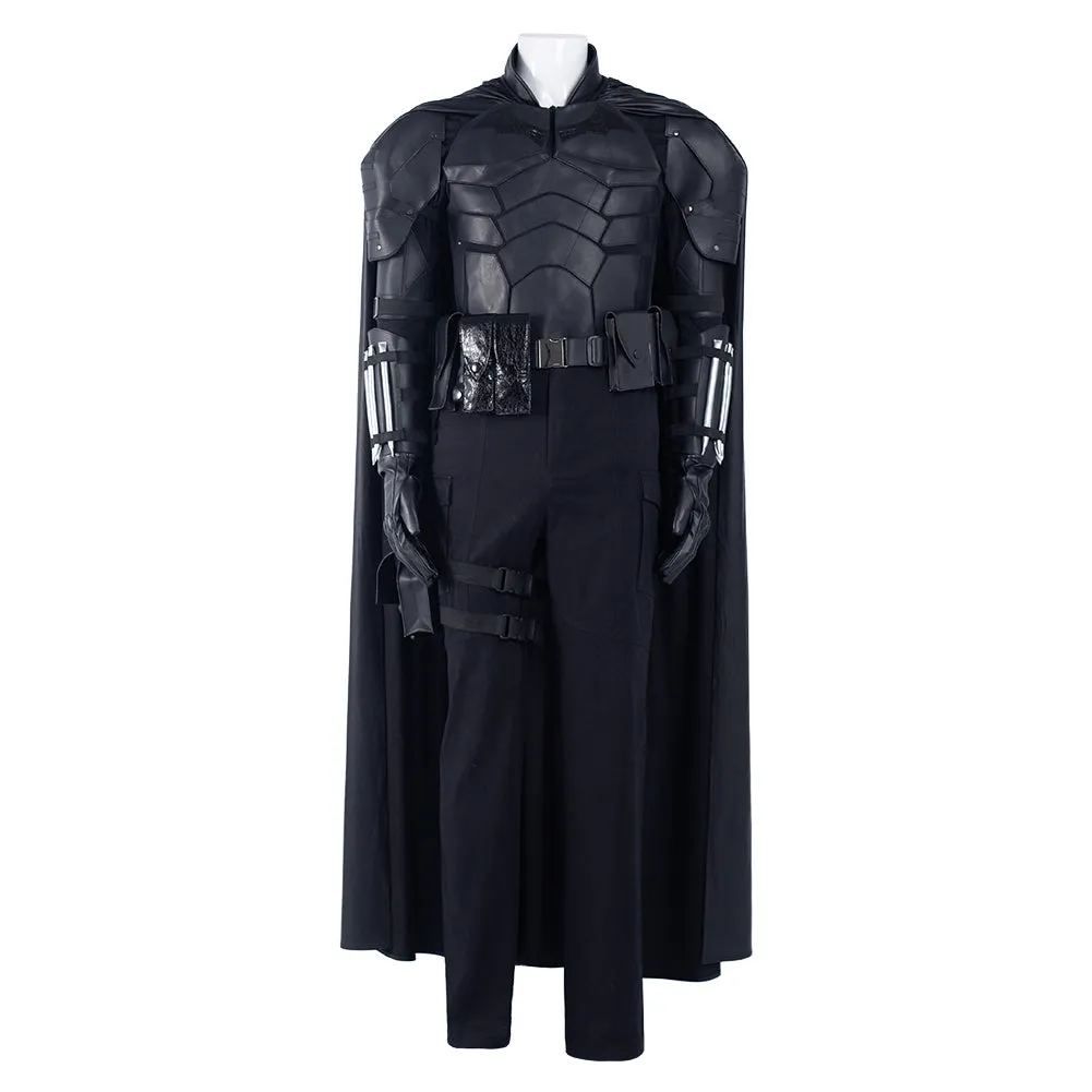 The Batman Bruce Wayne Cosplay Costume Pants Cloak Outfits Halloween Carnival Suit