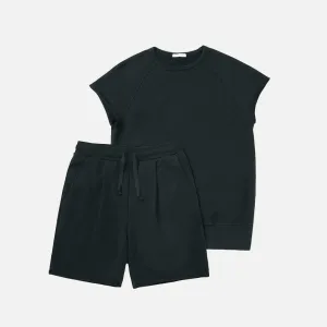 The Bundle // No-Sleeve & Slim Short // Reefer Green
