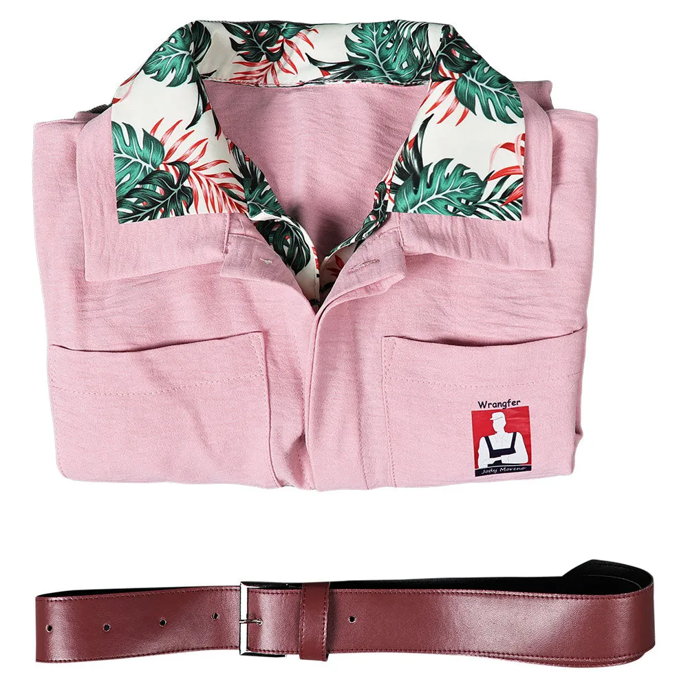The Fall Guy Jody Moreno Pink Jumpsuit Cosplay Costume Outfits Halloween Carnival Suit