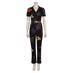The Fall Guy Jody Moreno Printed Black Jumpsuit Cosplay Costume Outfits Halloween Carnival Suit