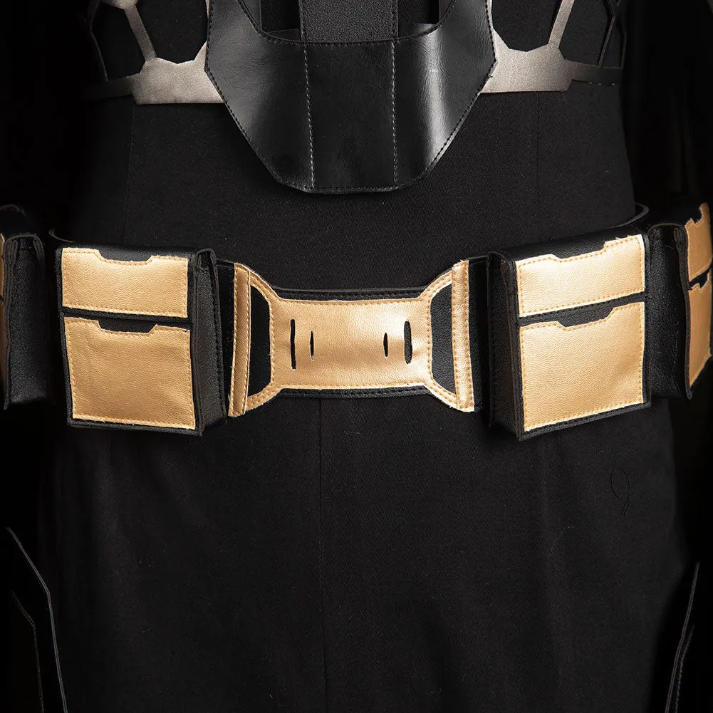 The Flash Batman Cosplay Costume Men Jumpsuit Cloak Outfits Halloween Carnival Suit
