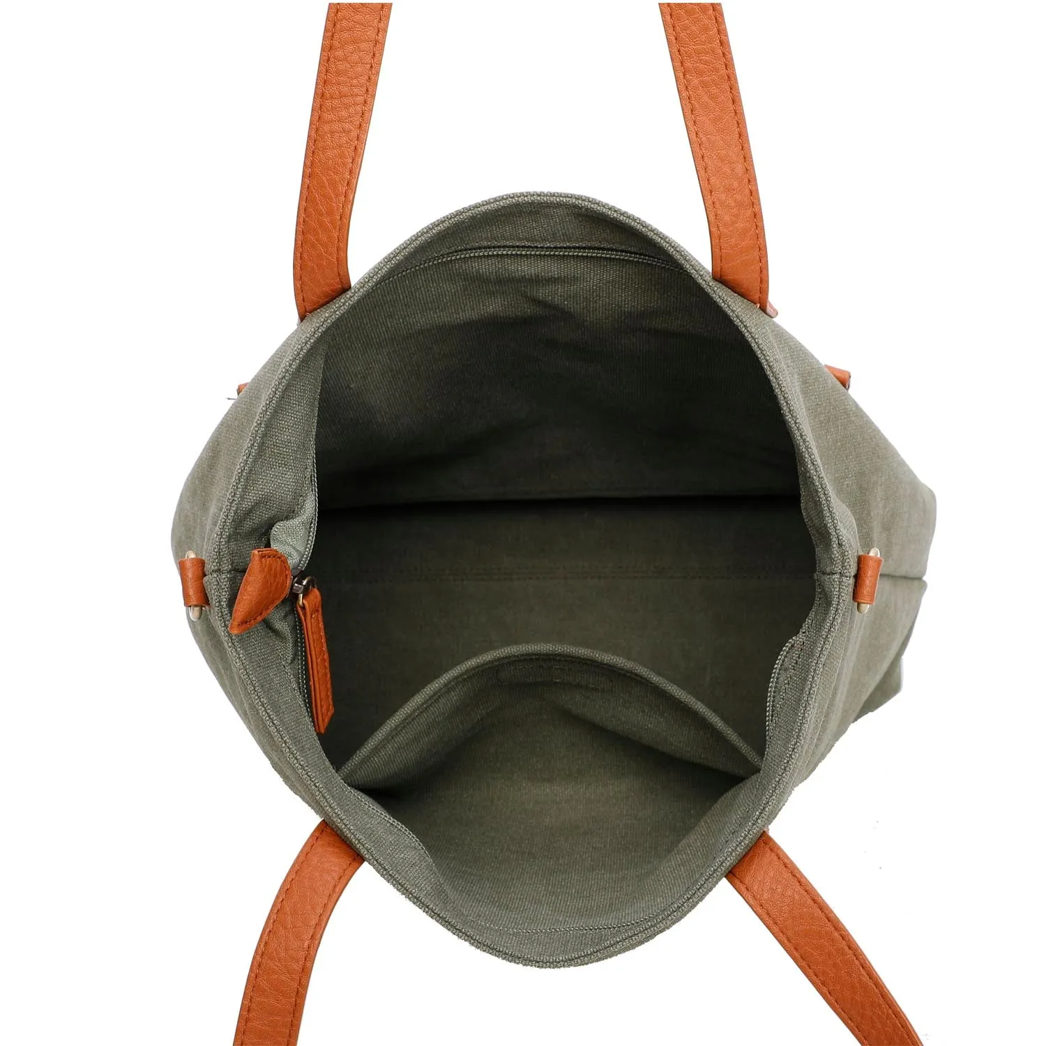 The Katrina Canvas Tote - Smoke