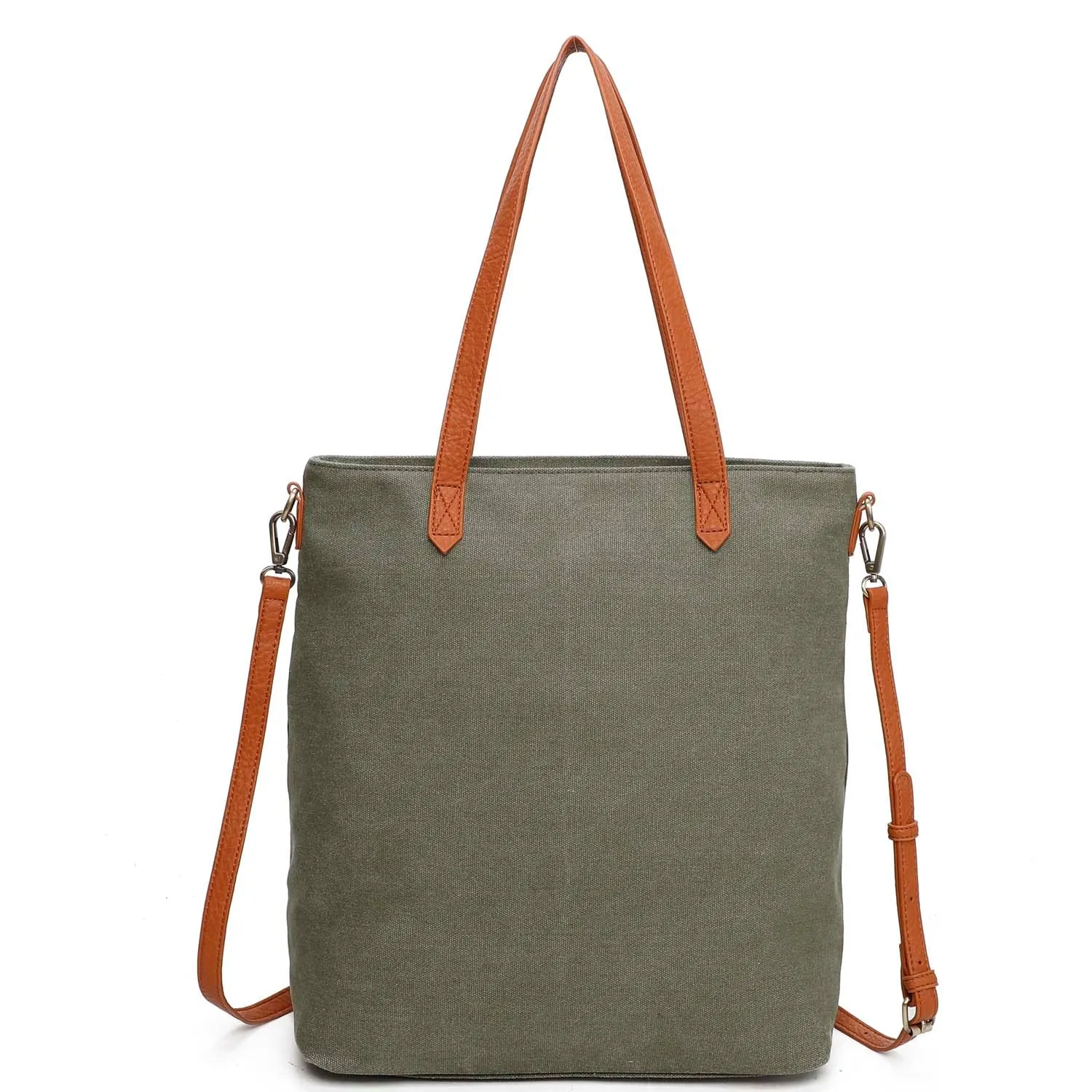 The Katrina Canvas Tote - Smoke