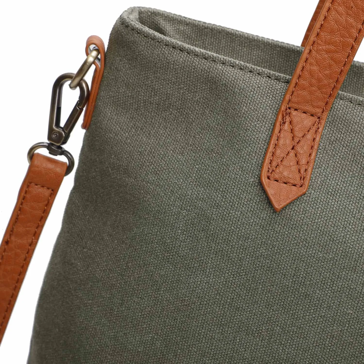 The Katrina Canvas Tote - Smoke