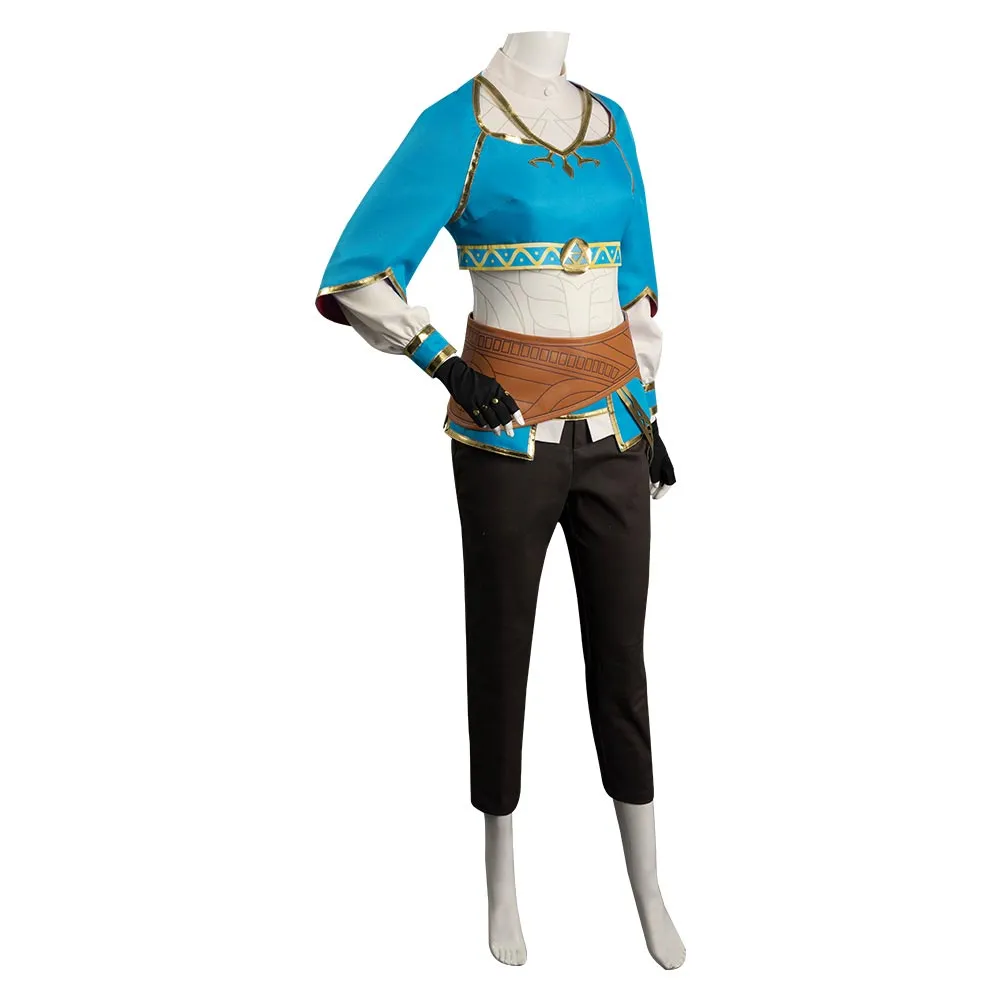 The Legend of Zelda: Breath of the Wild Princess Zelda Cosplay Costume Outfits Halloween Carnival Suit