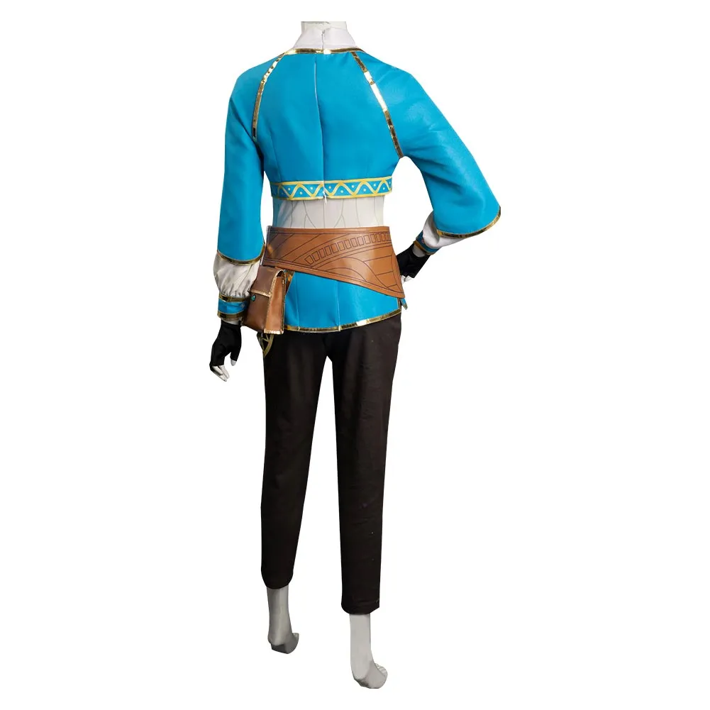 The Legend of Zelda: Breath of the Wild Princess Zelda Cosplay Costume Outfits Halloween Carnival Suit