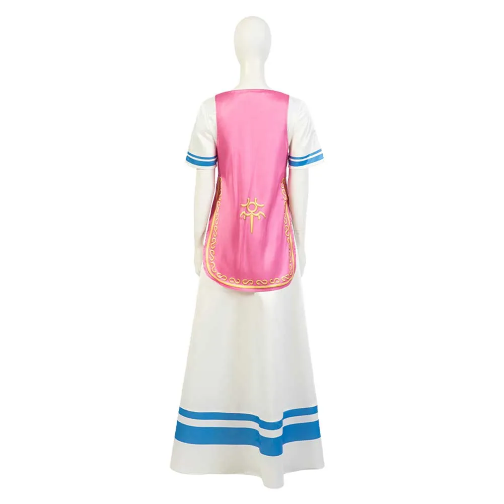 The Legend of Zelda: Skyward Sword Princess Zelda Cosplay Costume Halloween Carnival Suit