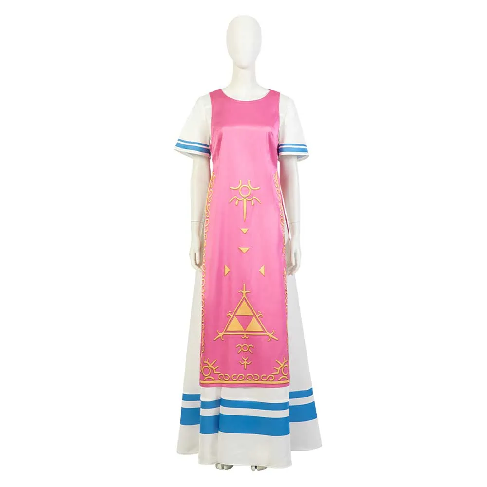The Legend of Zelda: Skyward Sword Princess Zelda Cosplay Costume Halloween Carnival Suit
