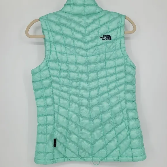 The north face thermoball surf green quilted puffer packable small Petit