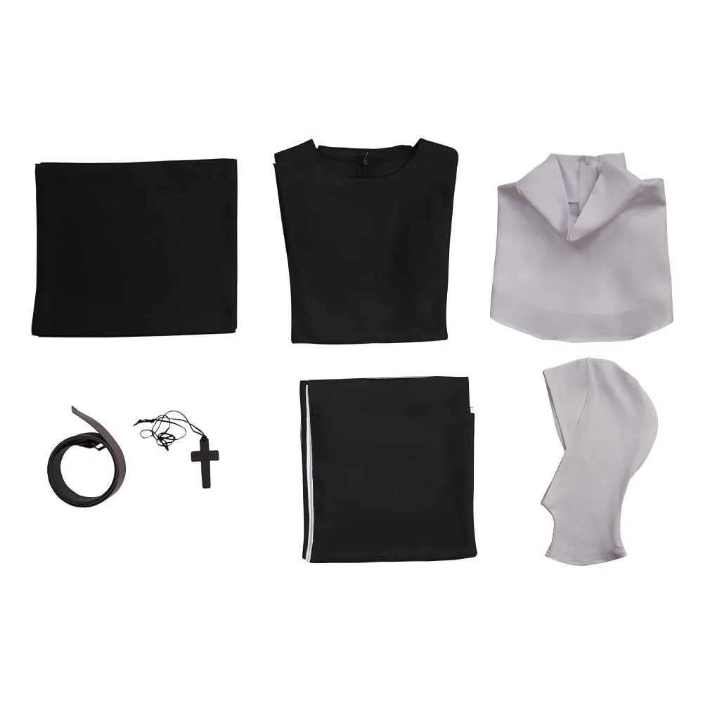 The Nun II The Nun Cosplay Costume Outfits Halloween Carnival Suit