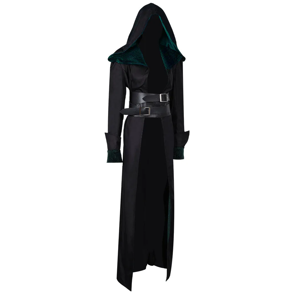 The Three Musketeers: Milady 2023 Black Cloak Cosplay Costume Outfits