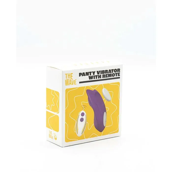 The Wave - Butterfly - Panty Vibrator met Afstandsbediening- Paars