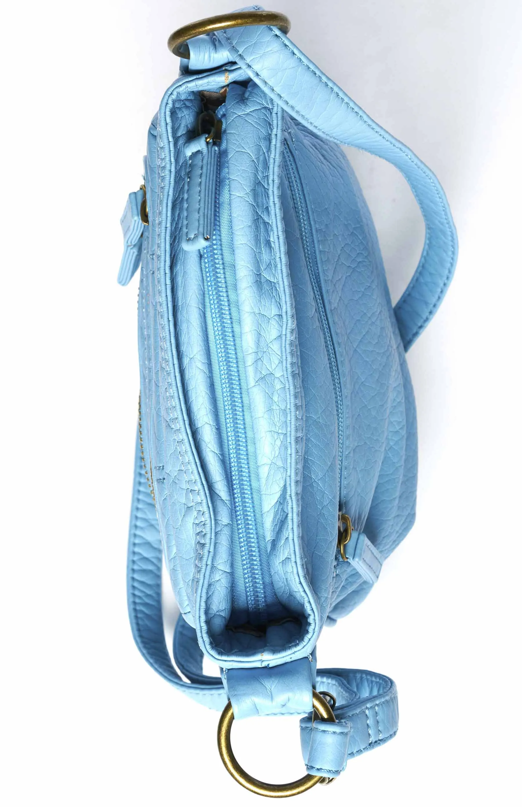 The Willa Crossbody - Serenity Blue