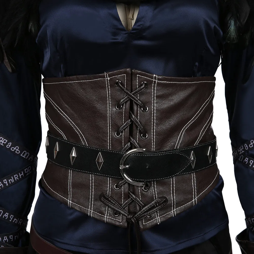 The Witcher 3: Wild Hunt Yennefer Cosplay Costume Halloween Carnival Suit