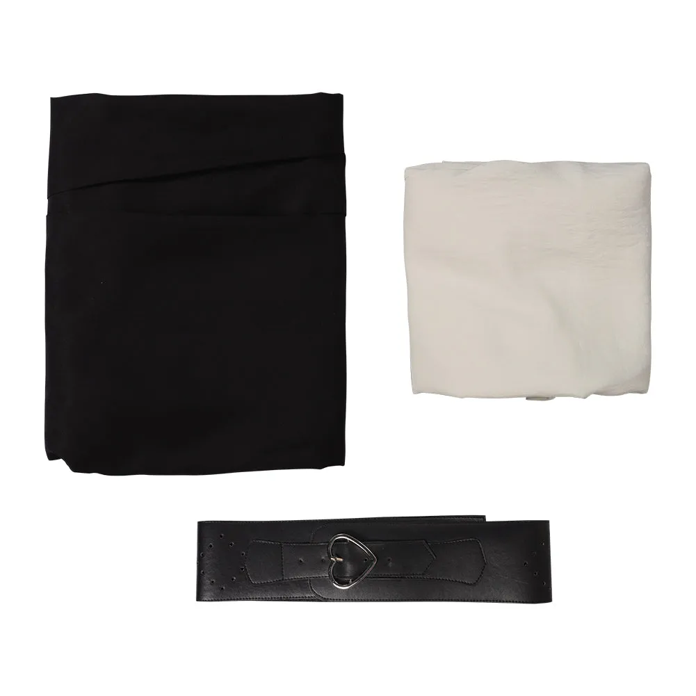 The Witcher Yennefer Cosplay Costume White Outfits Halloween Carnival Suit