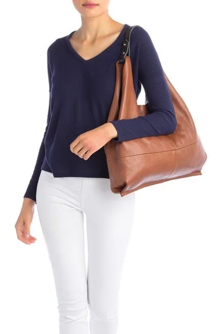 Tiffany & Fred Full-Grain Leather Hobo