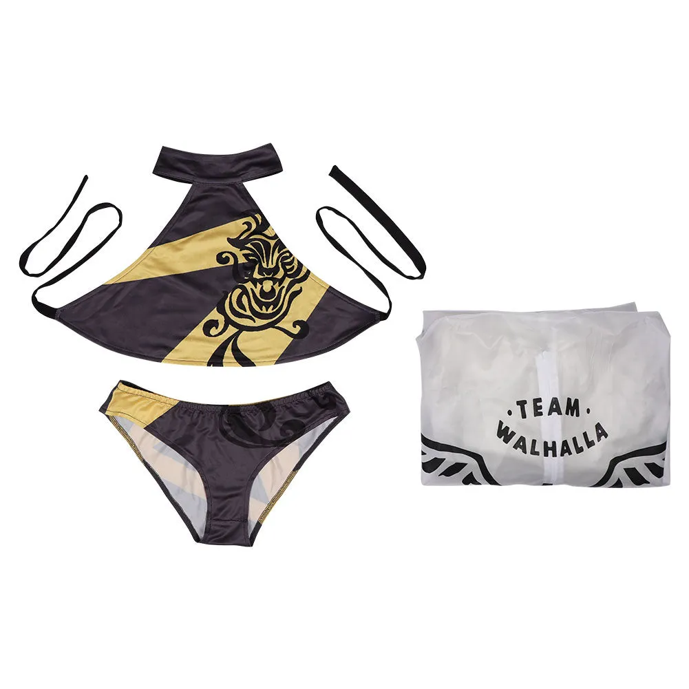 Tokyo Revengers Hanemiya Kazutora Swimsuit Cosplay Costume Bikini Top Shorts Swimwear Coat Outfits Halloween Carnival Suit