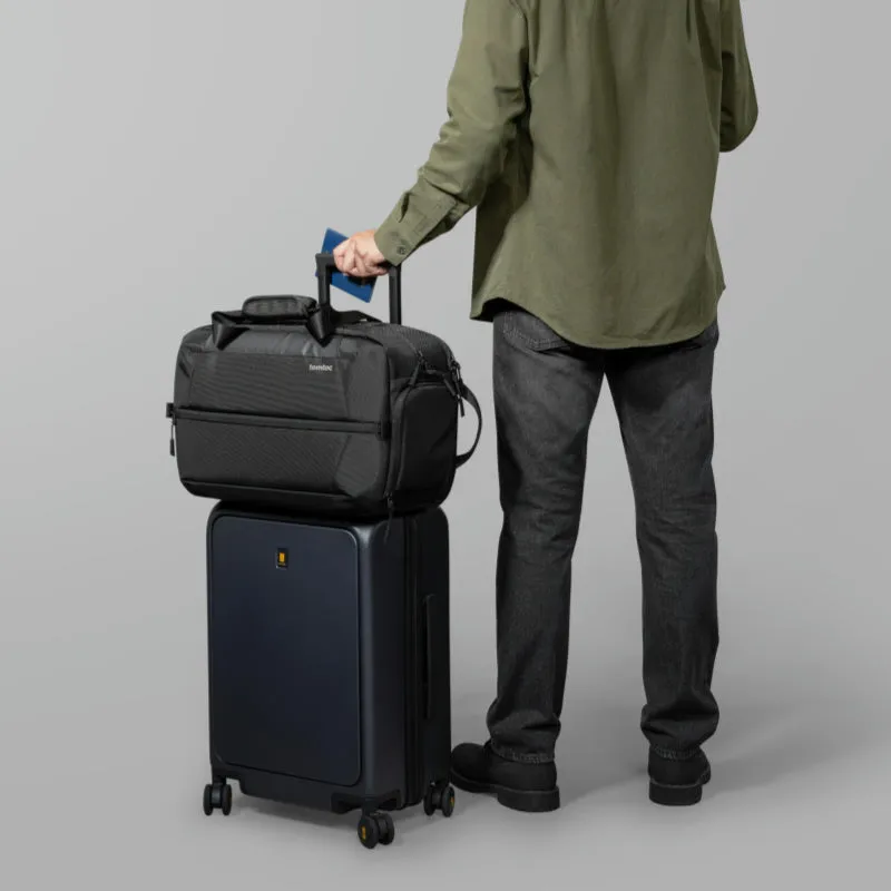 Tomtoc 30L Travel Duffel | Water-Resistant, Laptop & Shoe Compartments, Fits 16” MacBook