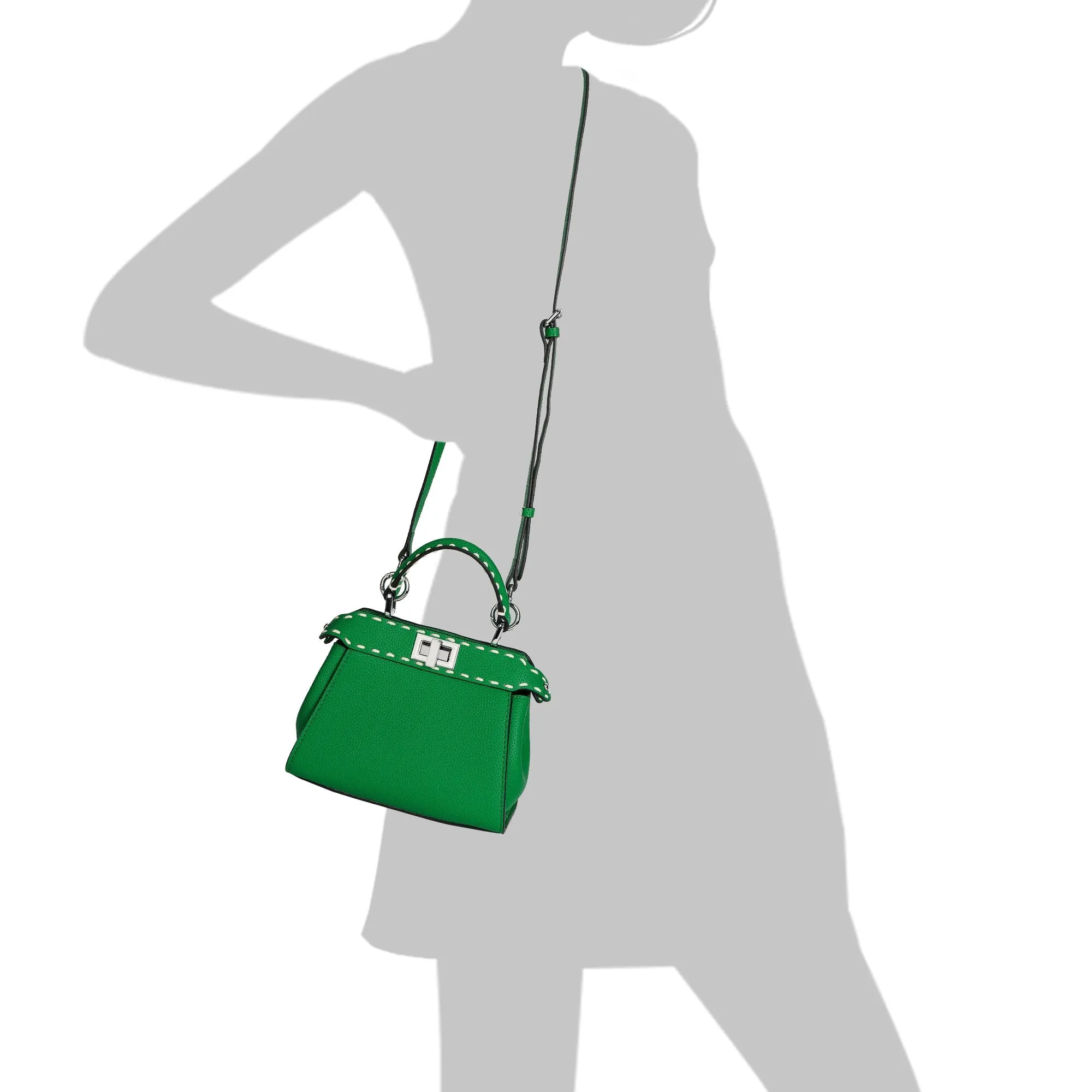 Top-Grain Leather Satchel/Shoulder Bag