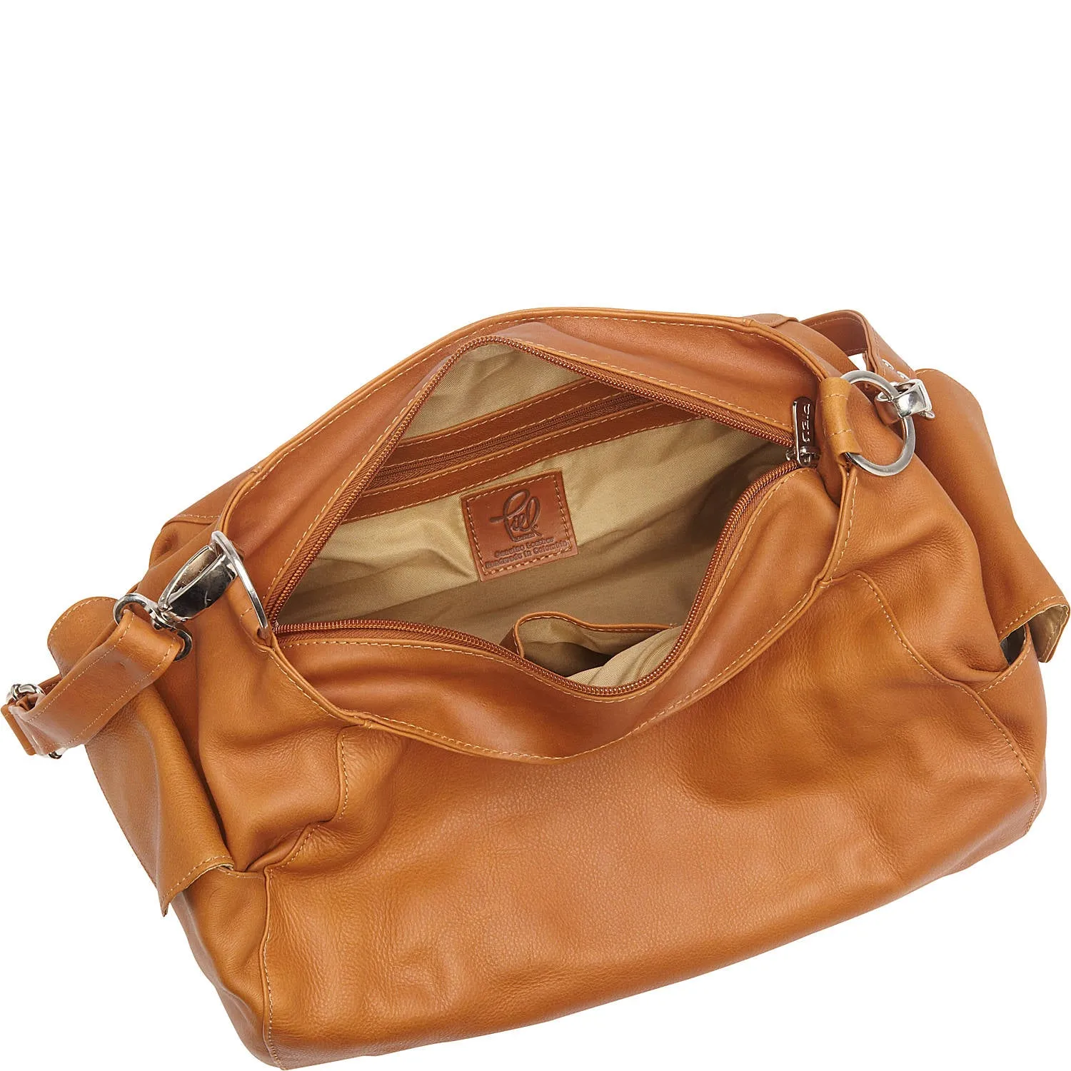 TOP-ZIP SHOULDER BAG/CROSS BODY HOBO