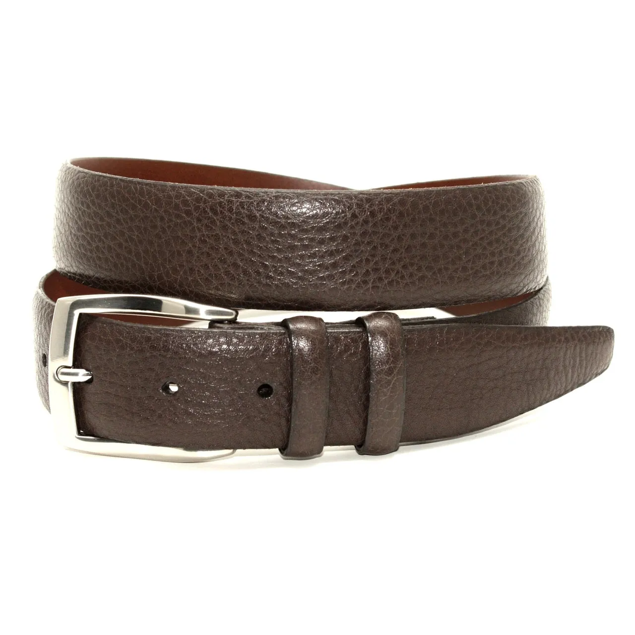 Torino Pebble Grain Leather Belt