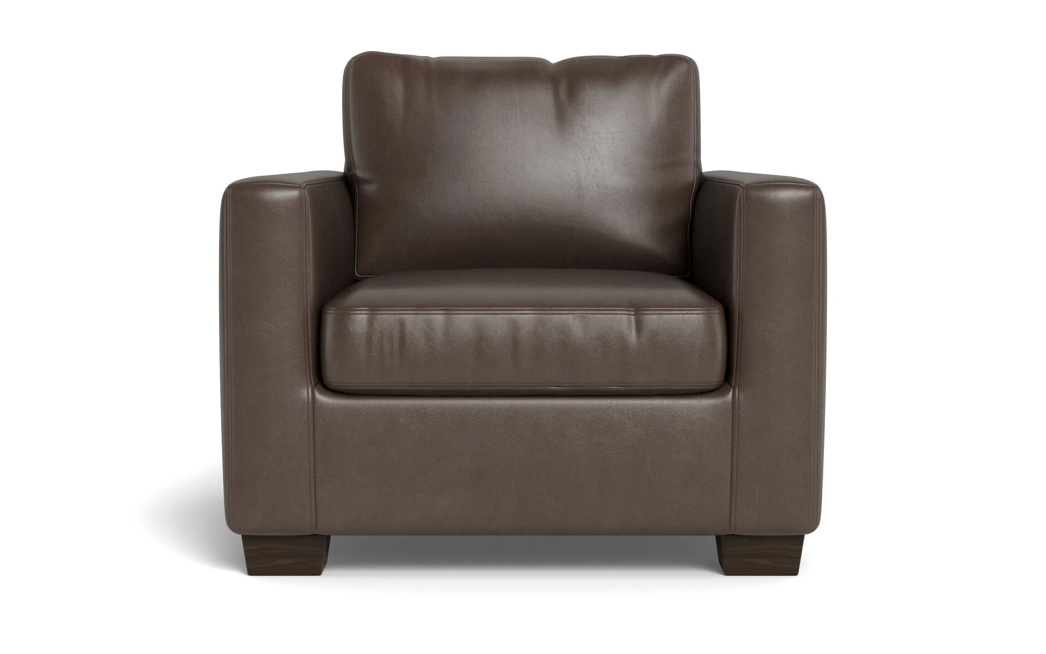 Track 36" Leather Arm Chair