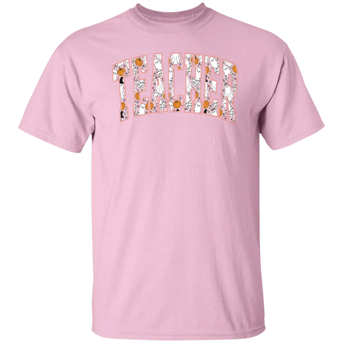 Trendy Halloween Fall T-Shirt – Perfect for Spooky Teachers!