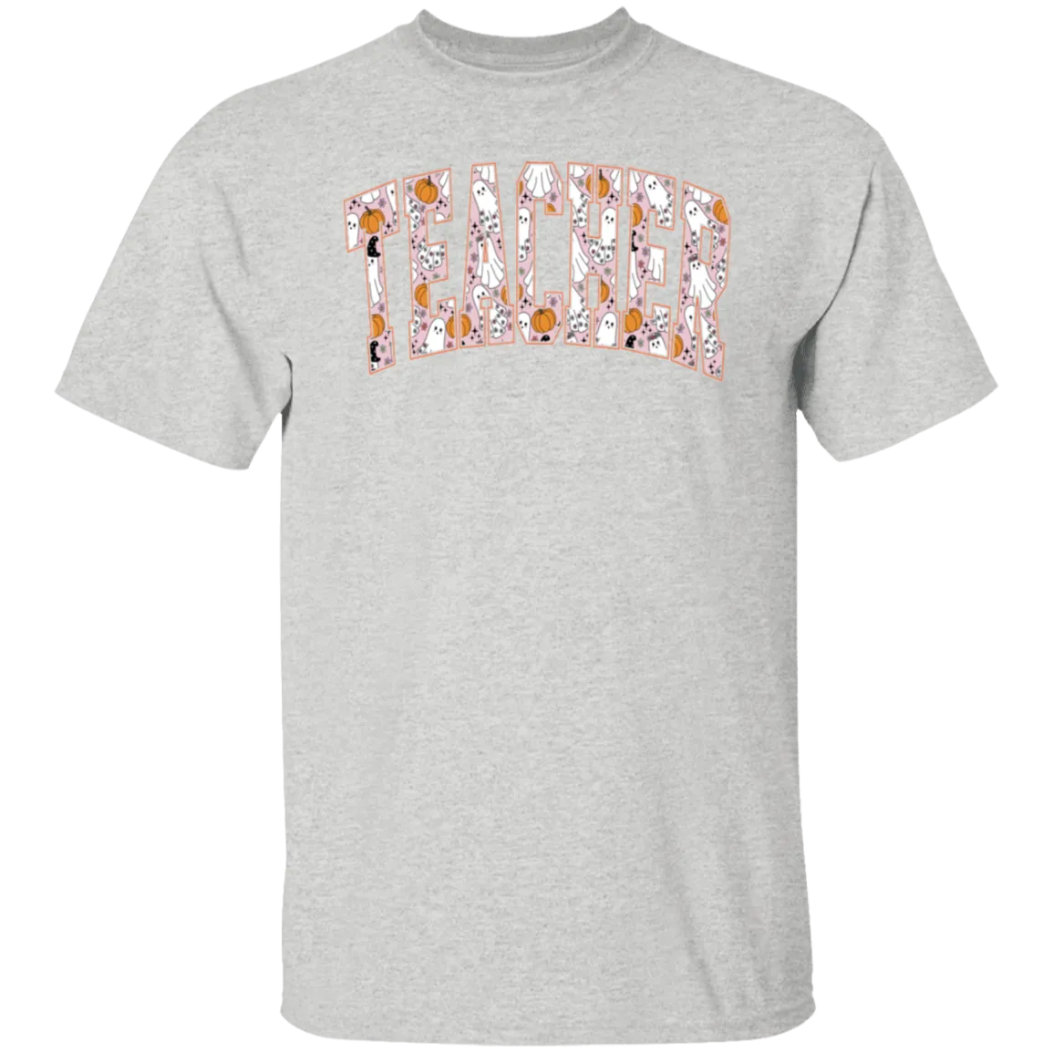 Trendy Halloween Fall T-Shirt – Perfect for Spooky Teachers!