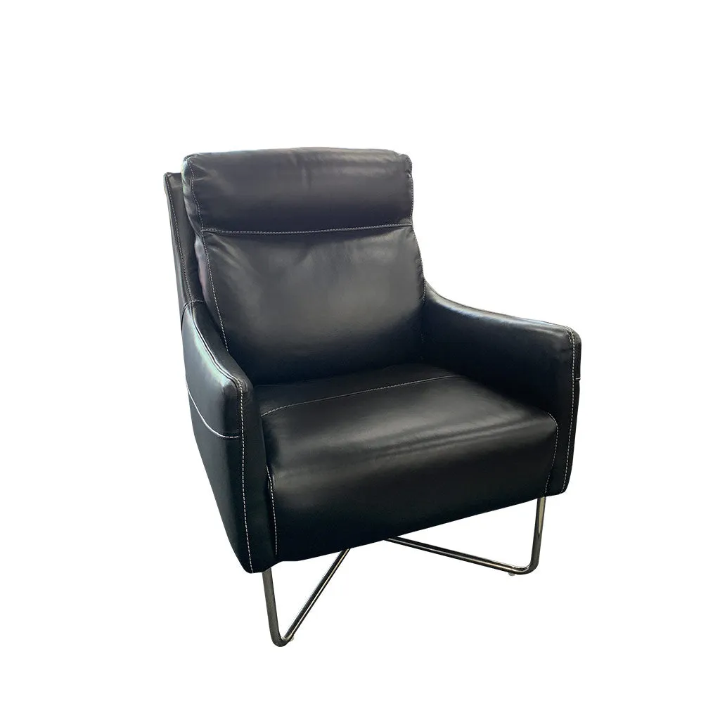 Trento Chair - Urban Sofa Black Leather