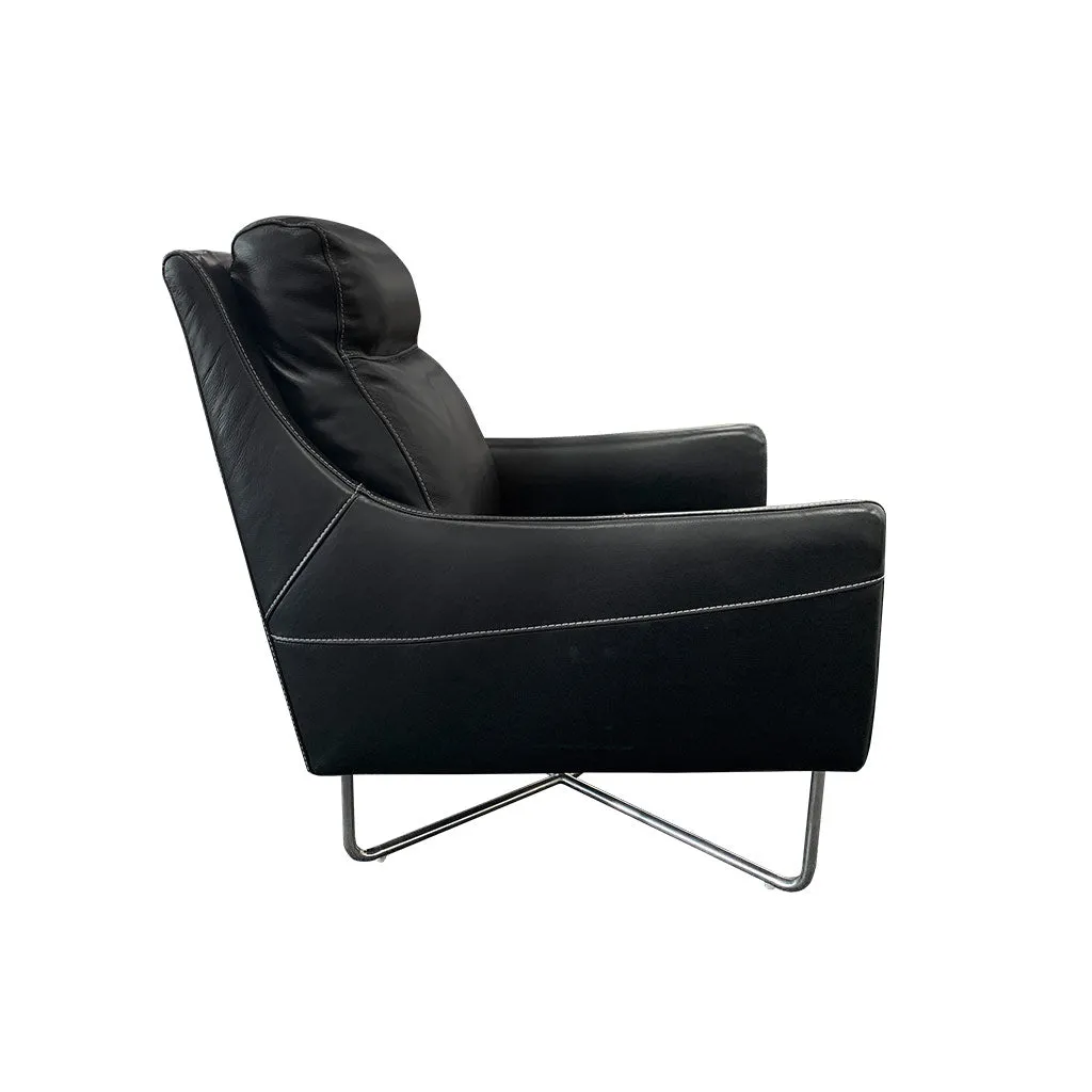 Trento Chair - Urban Sofa Black Leather