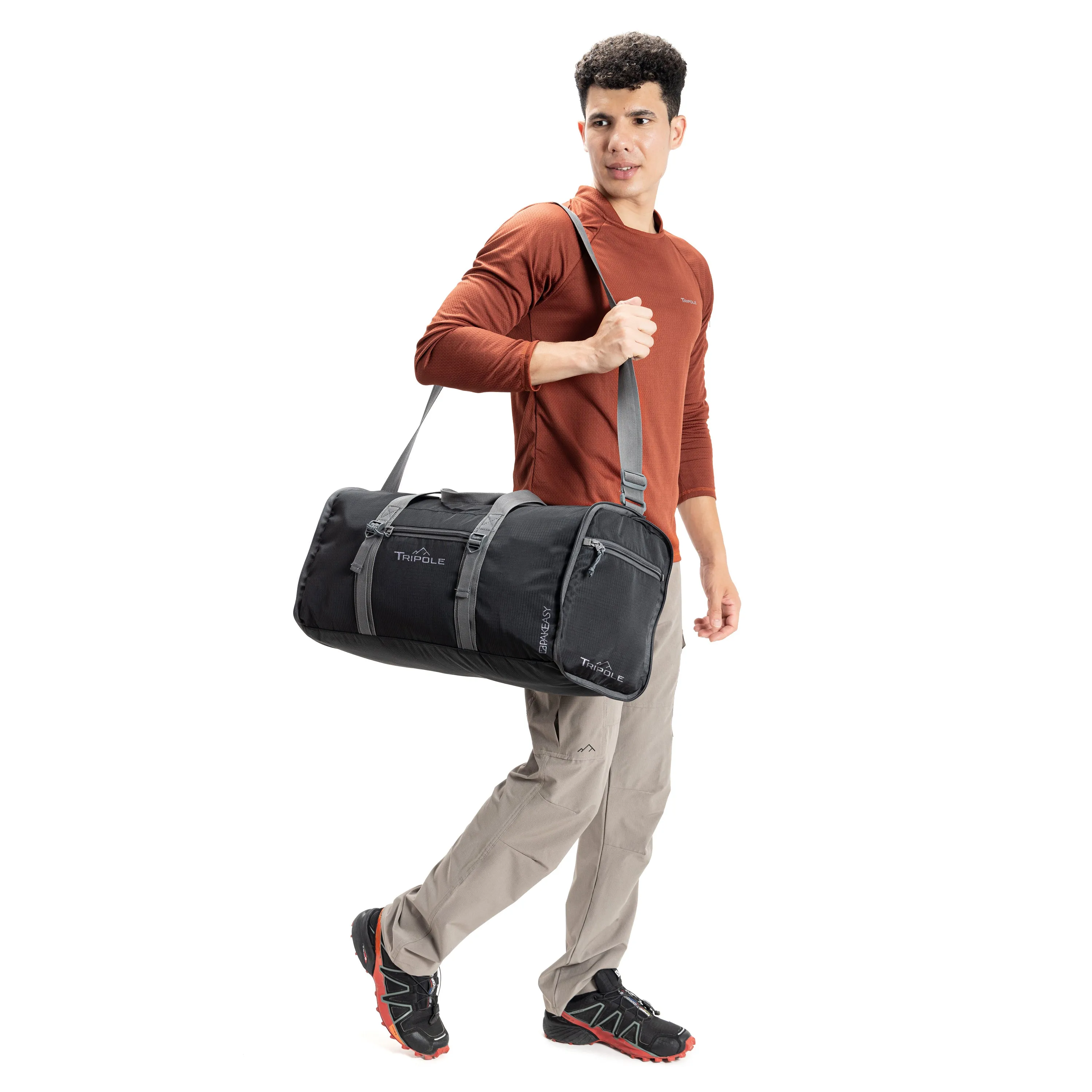 Tripole PAKEasy Foldable Duffel Bag | Portable Bag for Traveling | 40 Litres