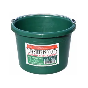 Tuff Stuff round bucket 8 qts - forest green