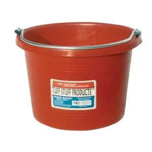 Tuff Stuff round bucket 8 qts - red