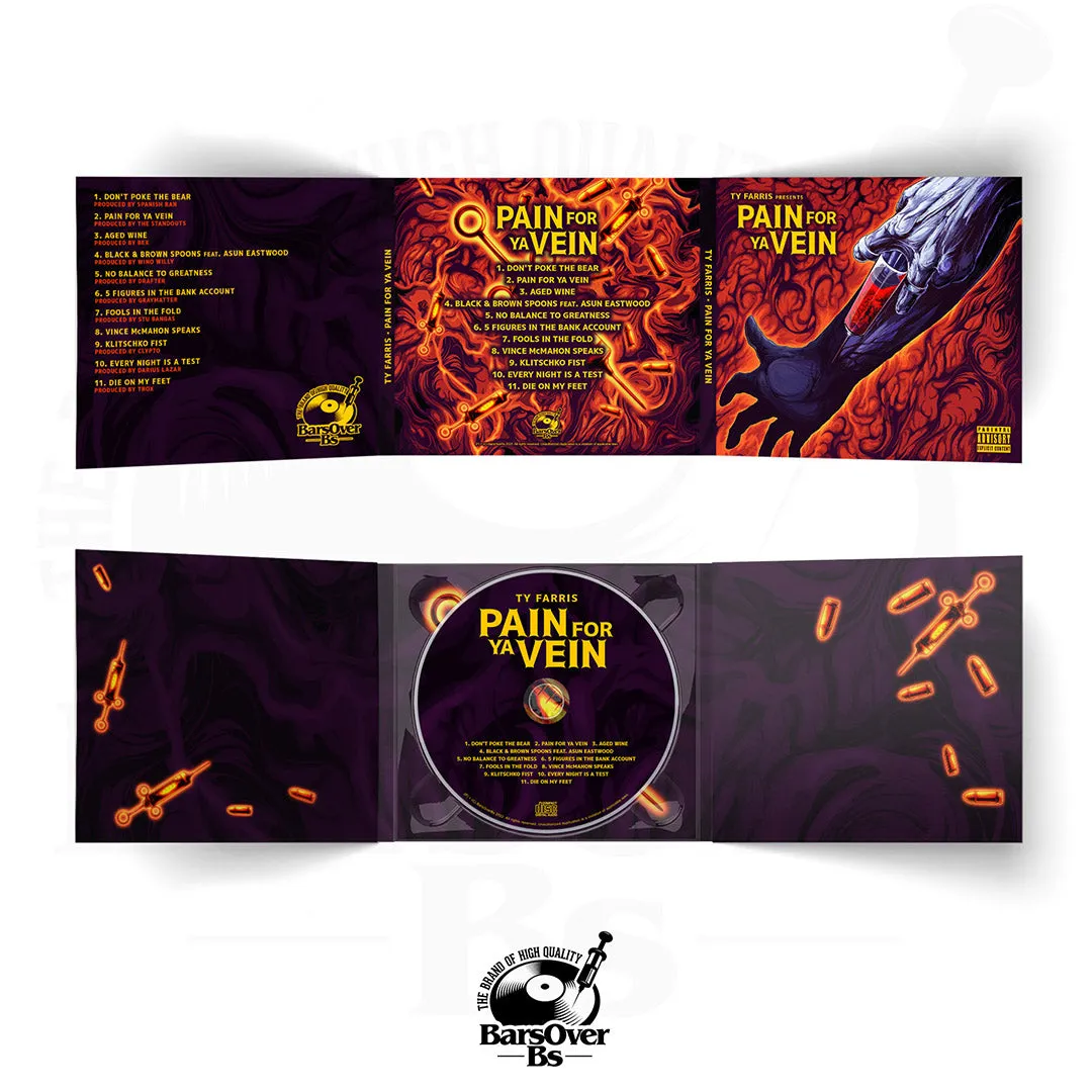 Ty Farris - Pain For Ya Vein (6 Page Panel Digipak Compact Disc With Obi Strip)
