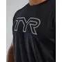 TYR Airtec™ Men's Big Logo Tee - Solid Heather Black