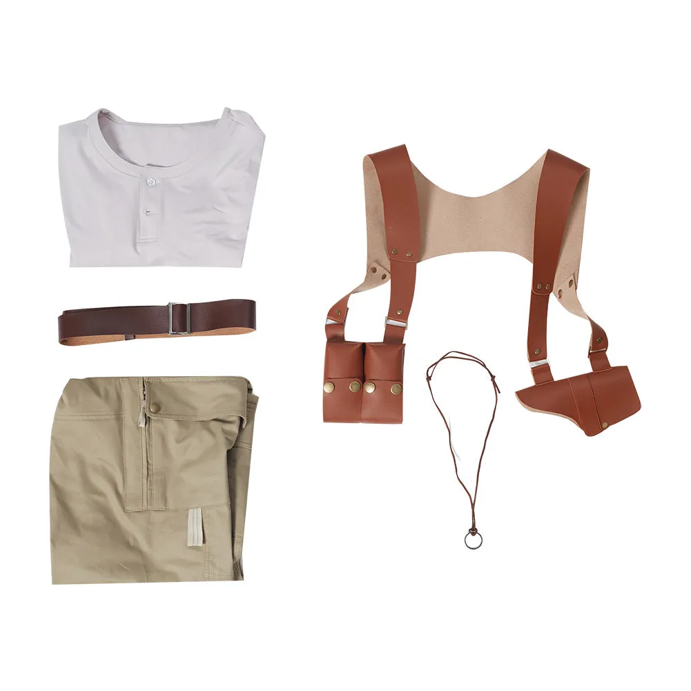 Uncharted Nathan Drake Outfits Cosplay Costume Halloween Carnival Suit