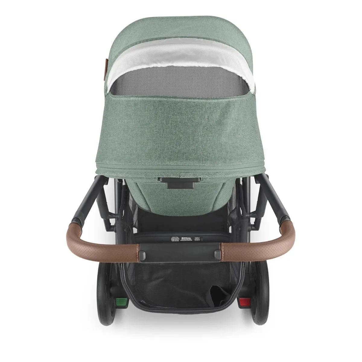 UPPAbaby Cruz V2 Stroller - Gwen (Green Melange/Carbon/Saddle Leather)