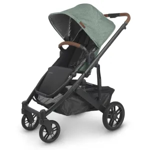 UPPAbaby Cruz V2 Stroller - Gwen (Green Melange/Carbon/Saddle Leather)